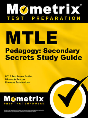cover image of MTLE Pedagogy: Secondary Secrets Study Guide